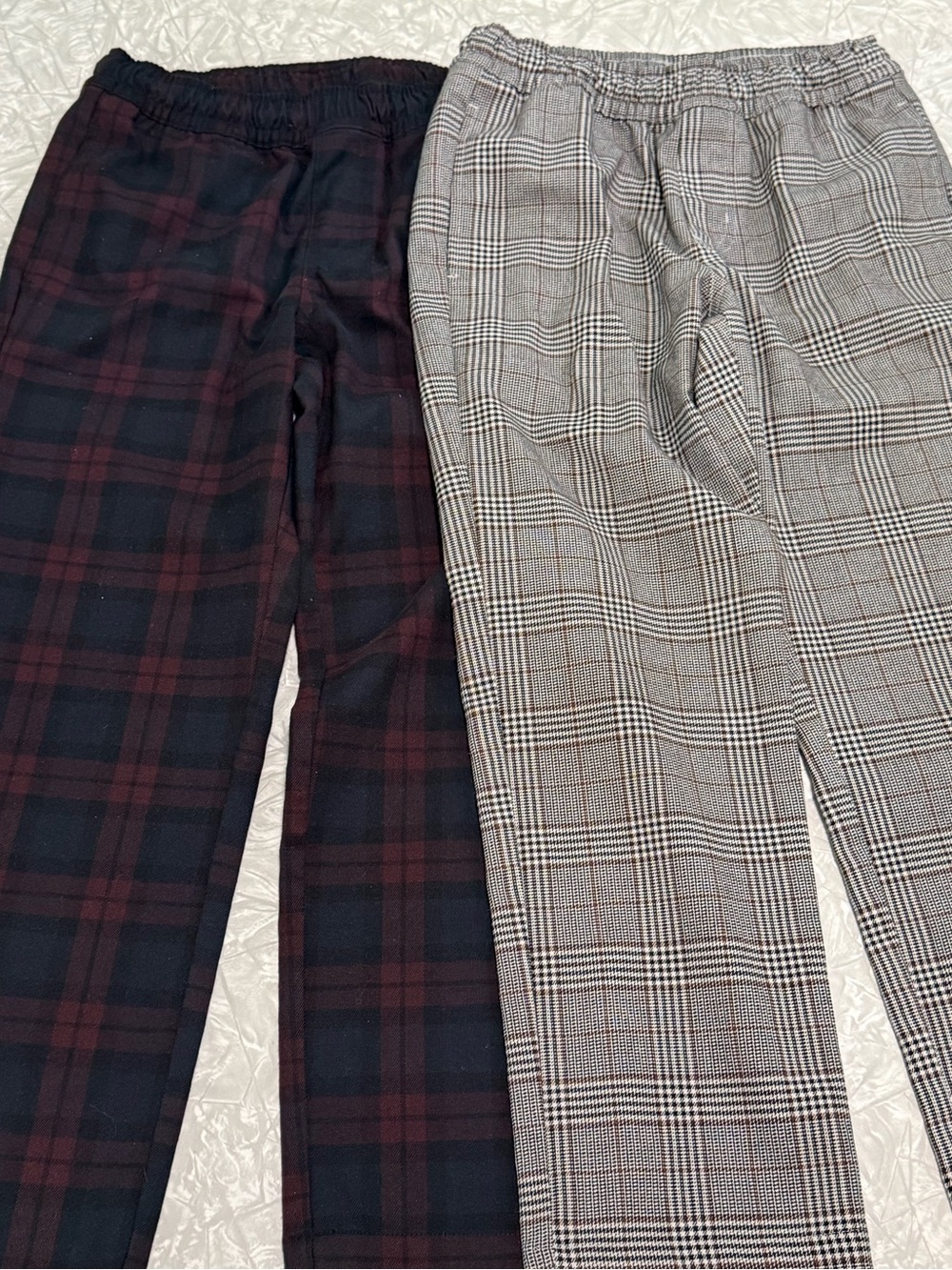 Target “Art Class” Kids Plaid Pants - Burgundy & Gray